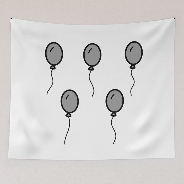 Item preview, Black Transparent Balloons Set Pack designed and sold by wonderxwander.