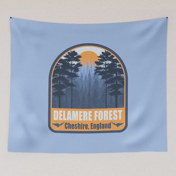 Item preview, Delamere Forest Park England Vintage Nature Design designed and sold by CynthiaGraphics.