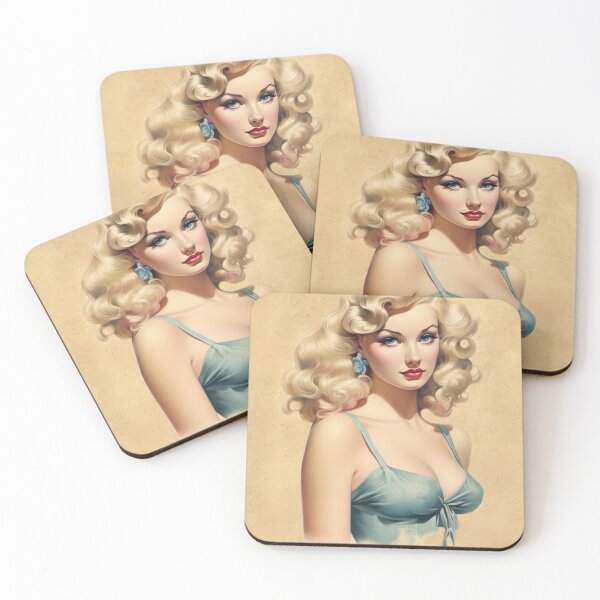Item preview, Retro Pin Up Girl 45 designed and sold by Made-by-Gus.