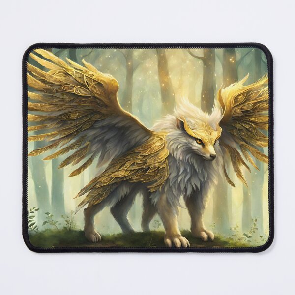 Item preview, Golden Wolf Ruler of the Enchanted Woods designed and sold by TajfunX.