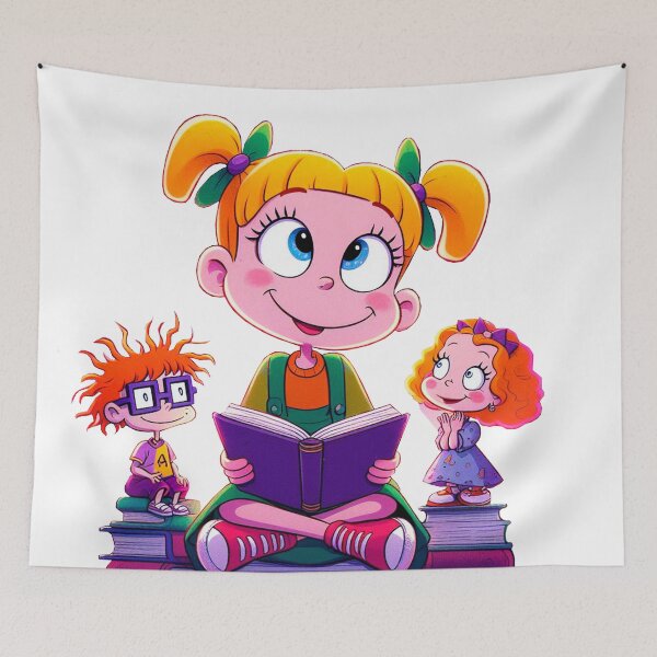 Item preview, Angelica Pickles reading a Rugrats story designed and sold by Naymar Hernandez.