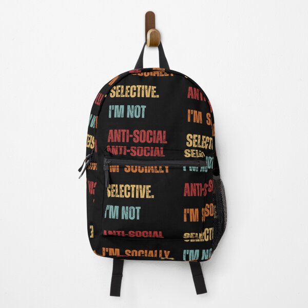 Item preview, I'm not anti-social,I'm socially selective. designed and sold by Daoud9.