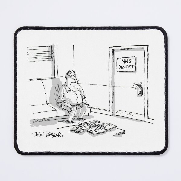 Item preview, Dentist Gag Cartoon designed and sold by IanBakerToons.