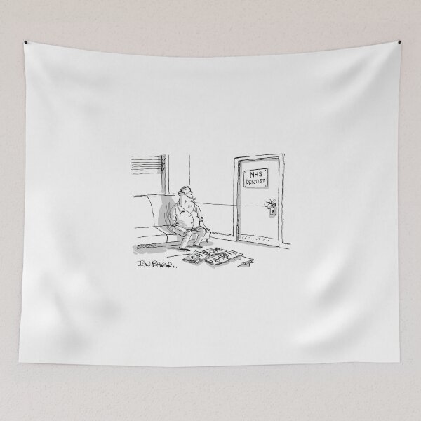 Item preview, Dentist Gag Cartoon designed and sold by IanBakerToons.