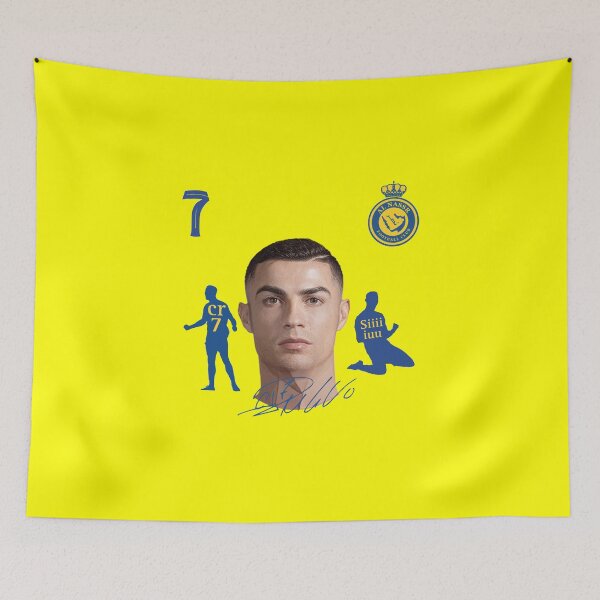 Item preview, Cr7 cristiano Ronaldo nfc Alnasser alnassr al nassr fc almi blue red yellow answer cr7 Madeira cris Chris siuuu designed and sold by CURVA-SUD.