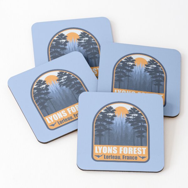 Item preview, Lyons Forest France Vintage Nature Design designed and sold by CynthiaGraphics.