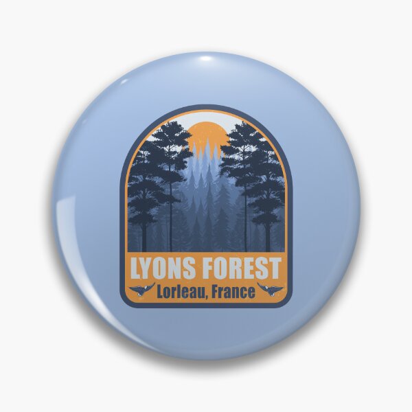 Item preview, Lyons Forest France Vintage Nature Design designed and sold by CynthiaGraphics.