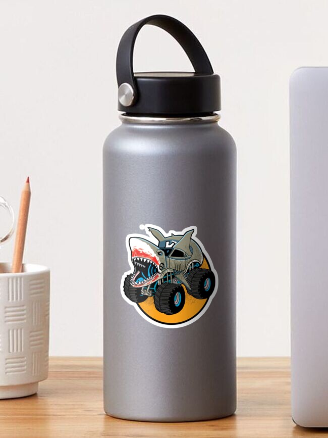 Thumbnail 1 of 3, Sticker, Copy of Kaiju Truck Meganur designed and sold by FBWashington.