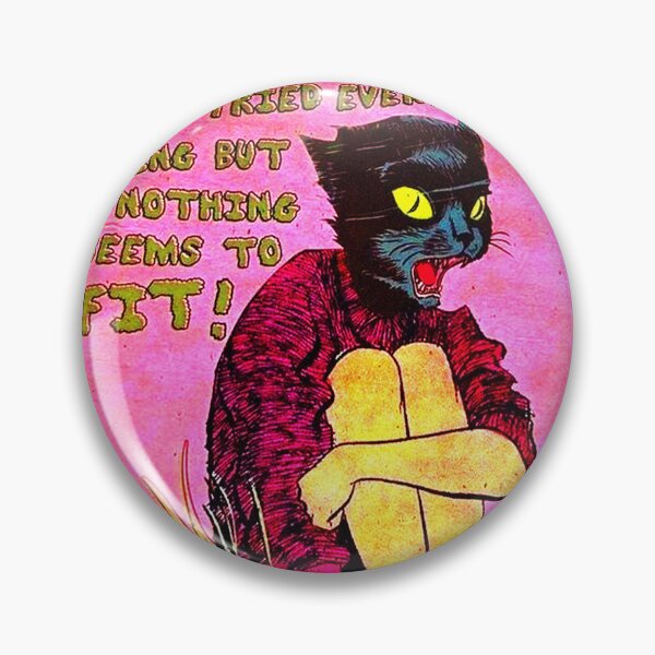 Item preview, Vintage Catgirl comics design Nothing fits! designed and sold by thgalleryit.