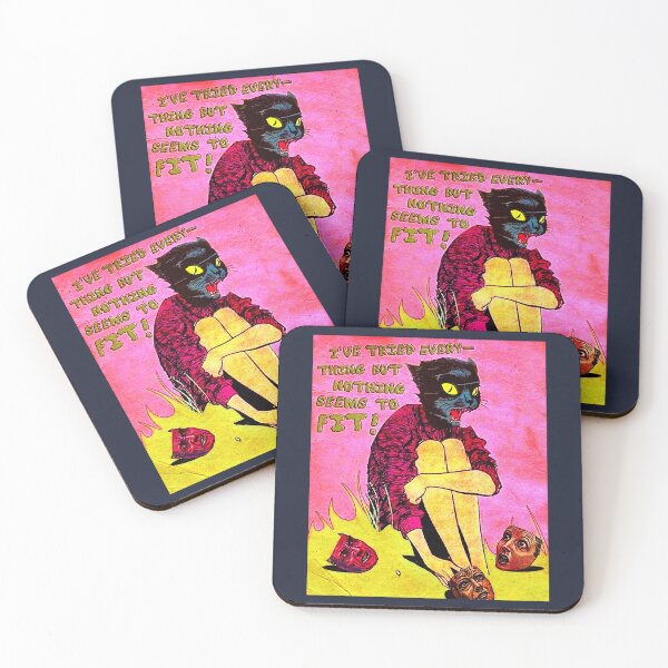 Item preview, Vintage Catgirl comics design Nothing fits! designed and sold by thgalleryit.