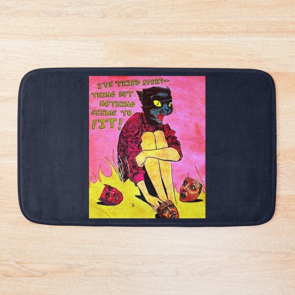 Item preview, Vintage Catgirl comics design Nothing fits! designed and sold by thgalleryit.
