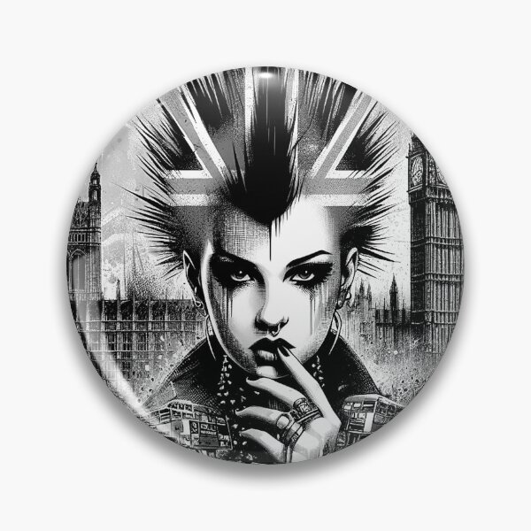 Item preview, Old Punk Style Beauty designed and sold by AiPoliviosArt.