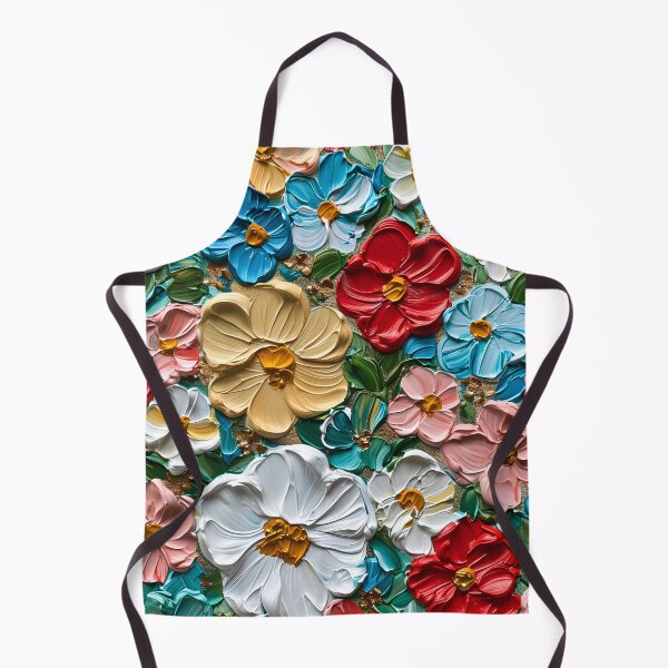 Item preview, Impasto floral pattern designed and sold by Pixel-Lair.