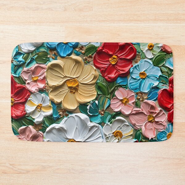 Item preview, Impasto floral pattern designed and sold by Pixel-Lair.