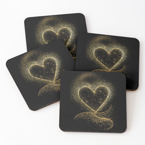 Item preview, Heart gold designed and sold by LunettaShop.