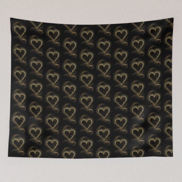 Item preview, Heart gold designed and sold by LunettaShop.