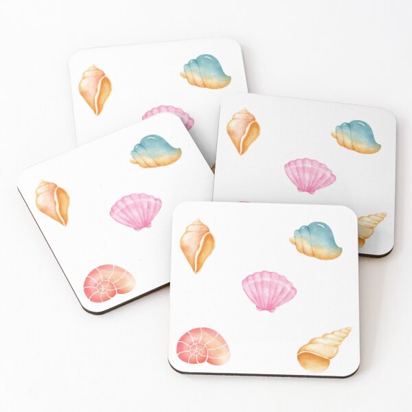 Item preview, cute shells sticker pack designed and sold by printsbylana.