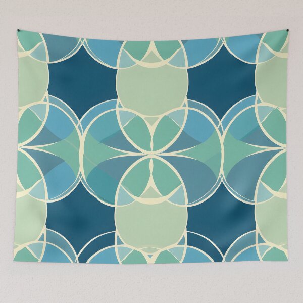 Item preview, Blue Green ellipses  designed and sold by Pixel-Lair.
