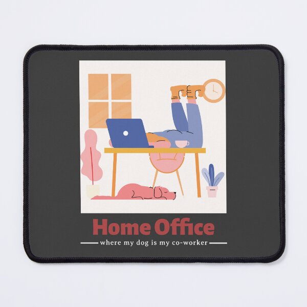 Item preview, Dog Working Remotely Home Office WFH Remote Work designed and sold by SvenJ94.