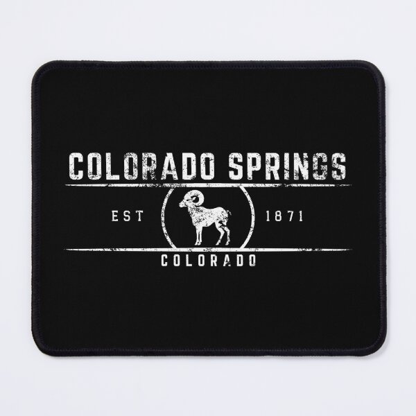 Item preview, Colorado Springs Colorado Retro Style designed and sold by RetroPrintsUS.
