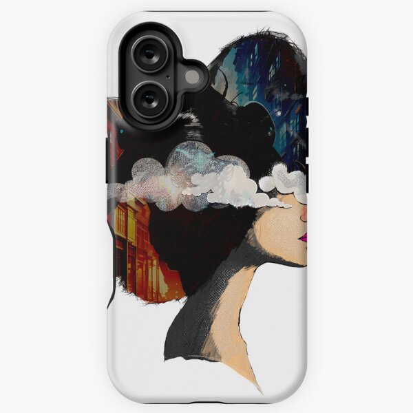 Item preview, Girl abstract portrait designed and sold by Cosmos & Canvas.