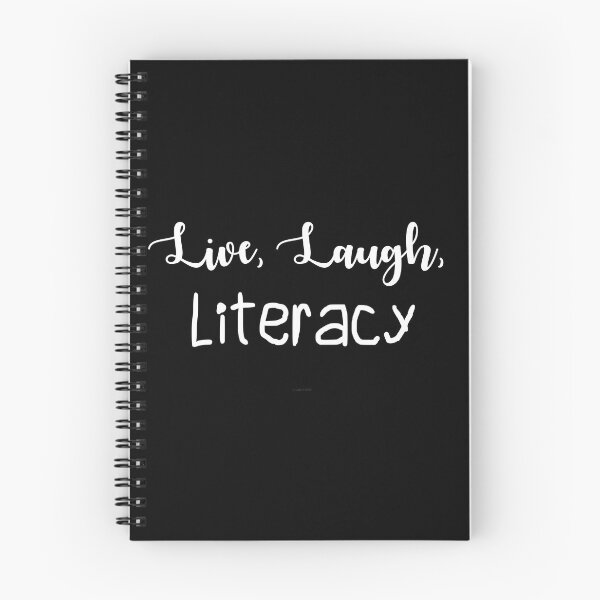 Item preview, Live, Laugh, Literacy designed and sold by Logo-A-GoGo.