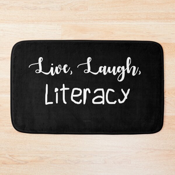 Item preview, Live, Laugh, Literacy designed and sold by Logo-A-GoGo.