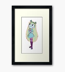 Cactus Star Framed Print
