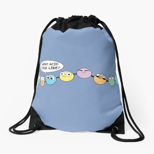Amino Acid Conga Line Drawstring Bag