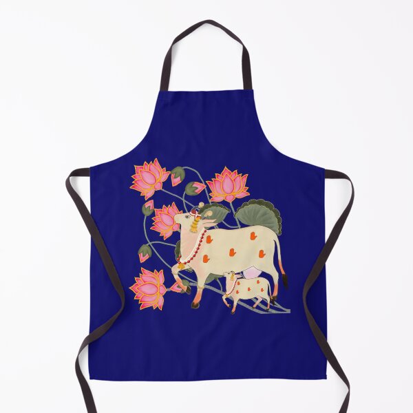 Item preview, Pichwai Art/Painting - Cow and Calf/Mother and Child/ House Warming/Indian Marriage/Wedding  designed and sold by ShreecreatE.