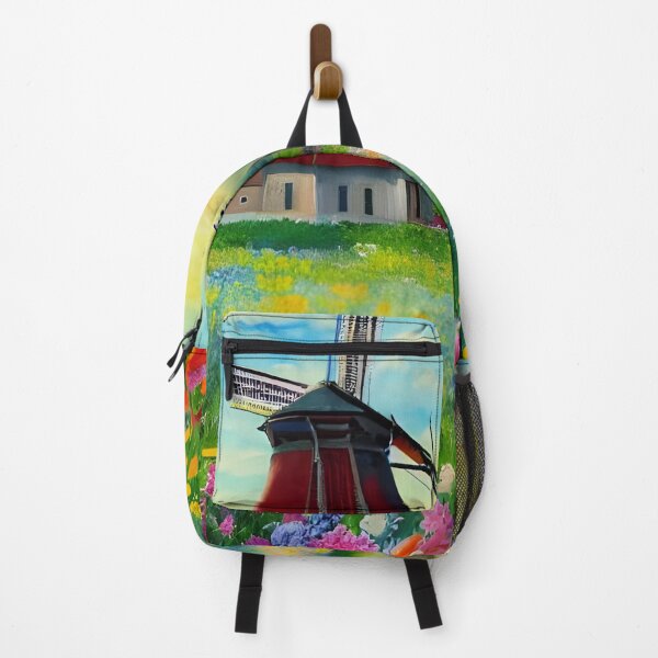 Item preview, Windmill In A Field Of Flowers designed and sold by Paw's Arts.