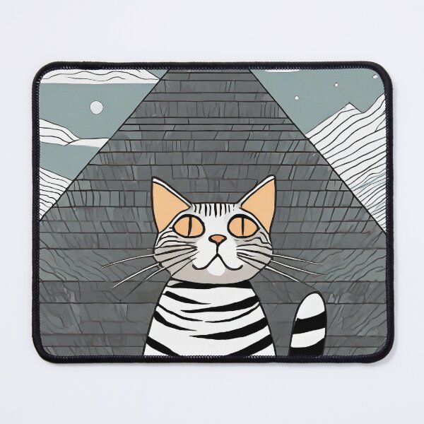 Item preview, A cat in front of a pyramid designed and sold by YummyTFactory.
