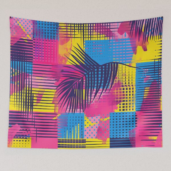 Item preview, Vibrant 80s-style patterns: Elevate your style with my AI artwork designed and sold by Cr-AI-tive.