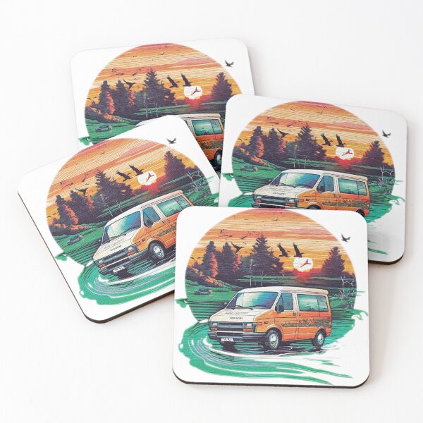 Item preview, Camper van with a beautiful sunset designed and sold by jnsmerchstore.