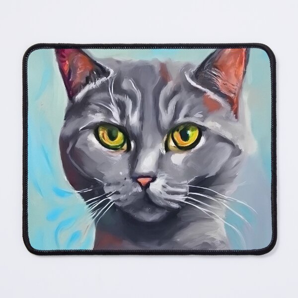Item preview, Poker Paws, Unreadable Kitty, Azure Mystery designed and sold by AI-SUS.