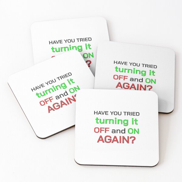 Item preview, Have You Tried Turning It Off and On Again? designed and sold by EirinDesign.