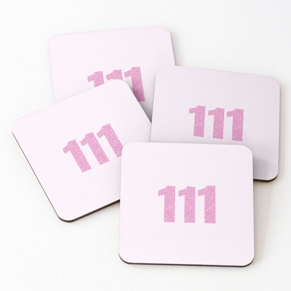 Item preview, 111 pink sparkle angel number designed and sold by Jordananne11.