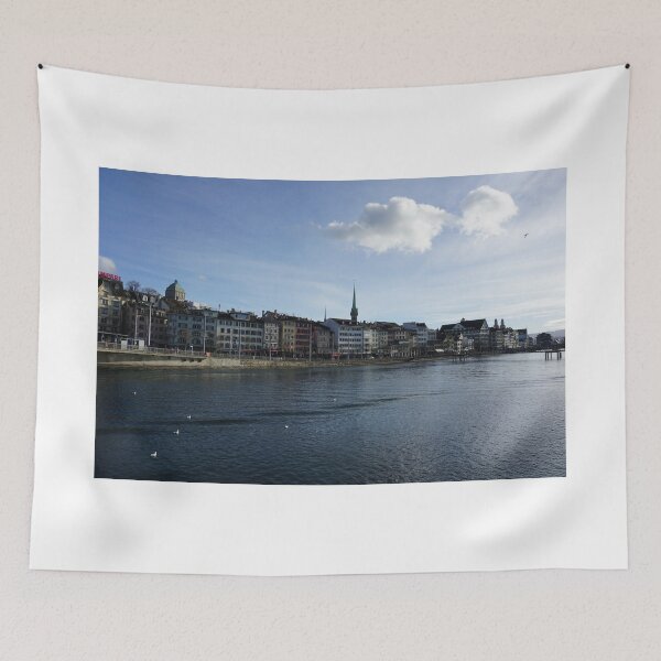 Item preview, Scenery along the way in Limmat River designed and sold by TravelWithApril.