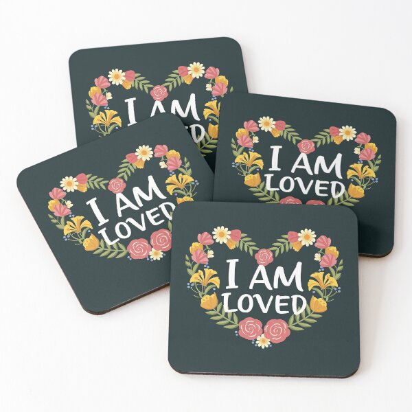 Item preview, I Am Loved in a Heart of Flowers designed and sold by NegarinFashions.