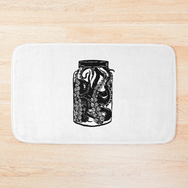 Item preview, Octopus in a jar designed and sold by Klara Bedrnova.