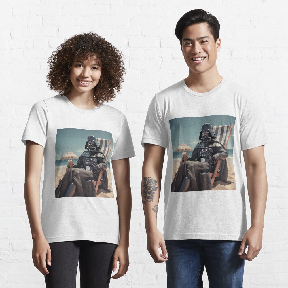Vista previa del artículo con la obra «Camiseta esencial», diseñado y vendido por Gapai.