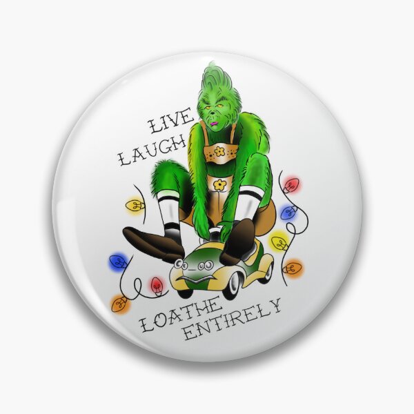 Item preview, The grinch designed and sold by Kristiana Squillante.