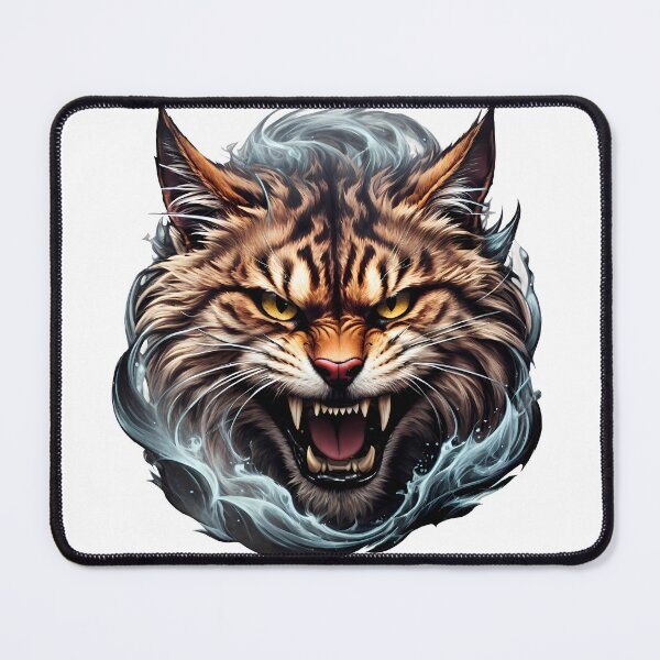 Item preview, Angry, evil cat designed and sold by Laufer15.