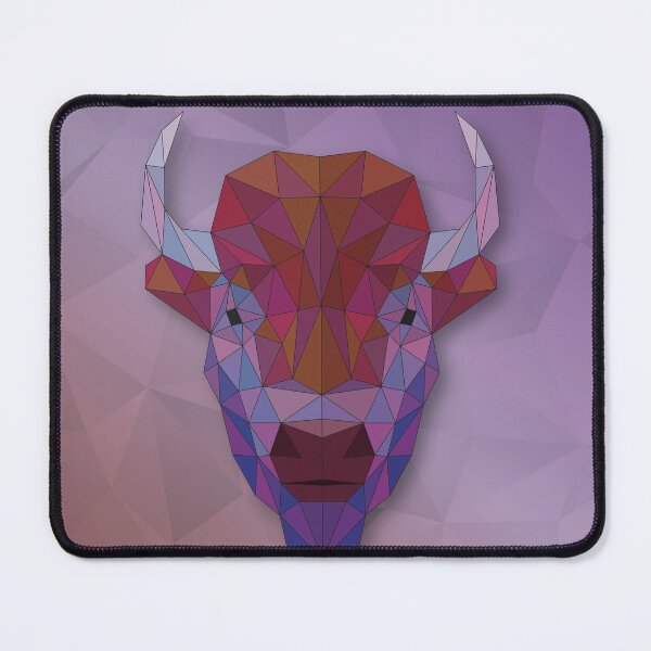 Item preview, Bison: Geometric art designed and sold by ColorfulForest.