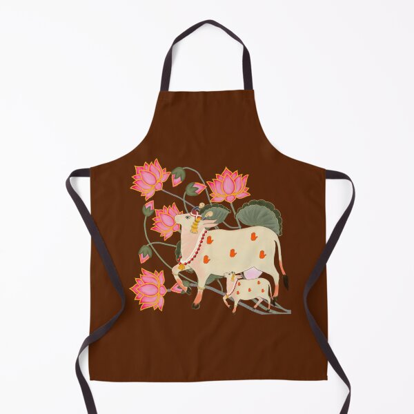 Item preview, Pichwai Art/Painting - Cow and Calf/Mother and Child/ House Warming/Indian Marriage/Wedding  designed and sold by ShreecreatE.