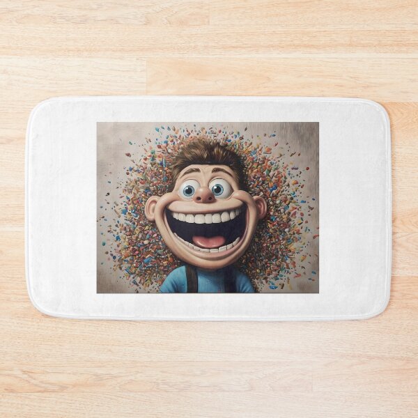 Item preview, Funny Canvas Portrait of a Kid designed and sold by Artful Dreams.