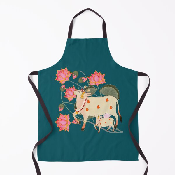 Item preview, Pichwai Art/Painting - Cow and Calf/Mother and Child/ House Warming/Indian Marriage/Wedding  designed and sold by ShreecreatE.