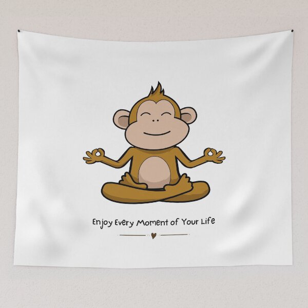 Item preview, Yoga Monkey designed and sold by WaviStudio.