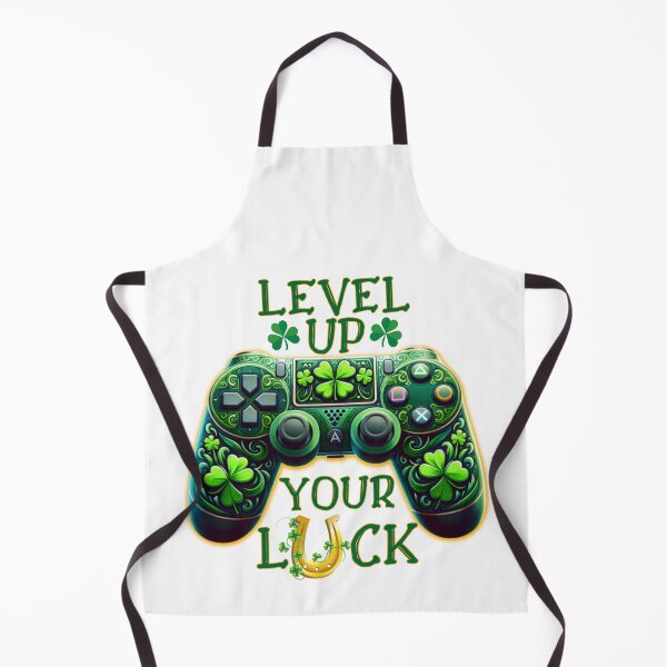 Item preview, Level Up Your Luck St Patrick's Day Video Game Controller  designed and sold by Pixels2Patterns.