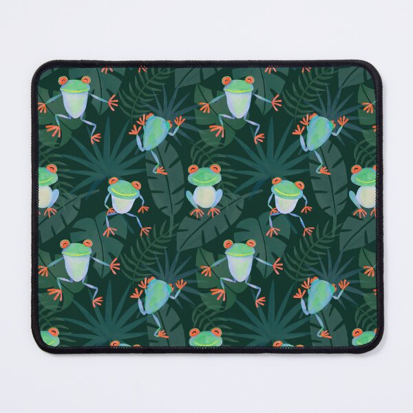 Item preview, Watercolor tropical frogs designed and sold by inkbearblue.